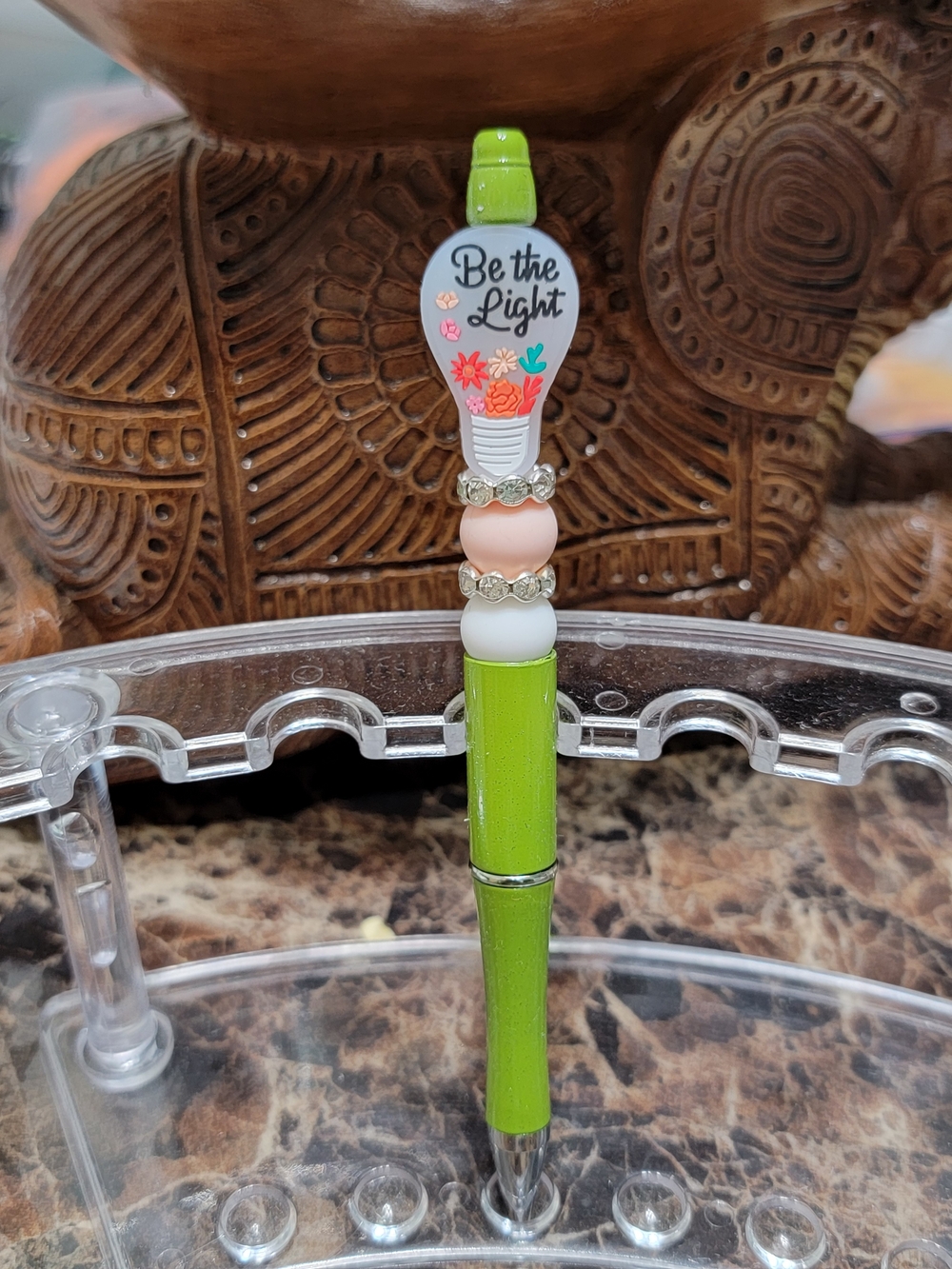Be The Light Decorative Green Ballpoint Pen